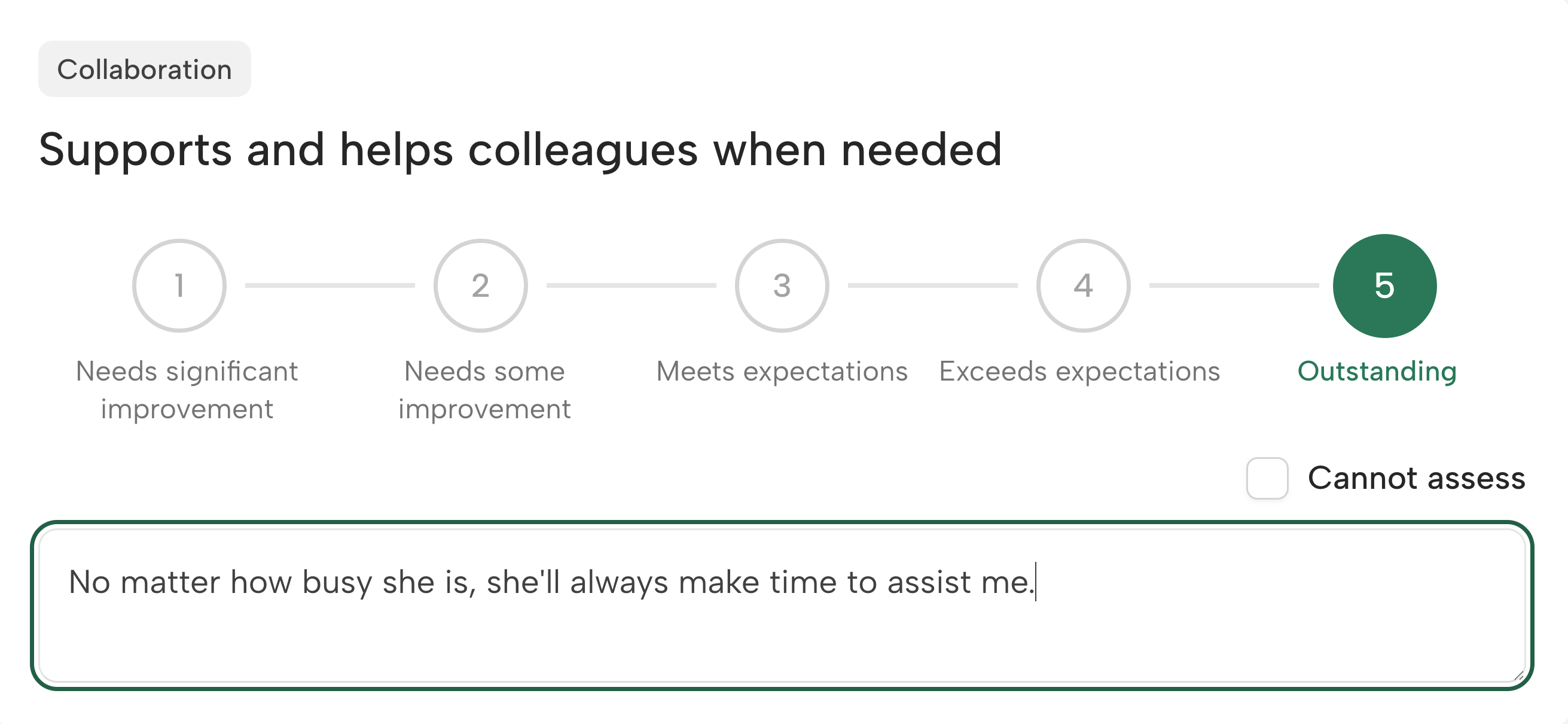 Heartwork performance reviews with structured feedback from peers, managers, and self